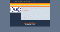 Desktop Screenshot of alexplumbingandheating.com